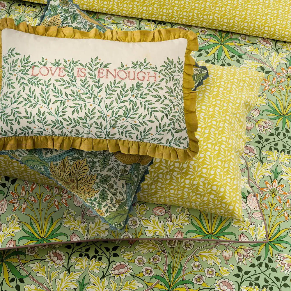 Morris & Co Love is Enough Cushion